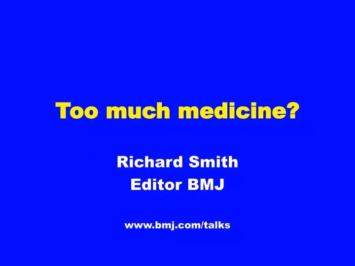 Are there competing interests in the BMJ?