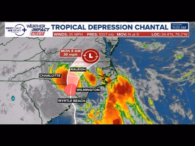 Is heavy rain a threat in North Carolina?