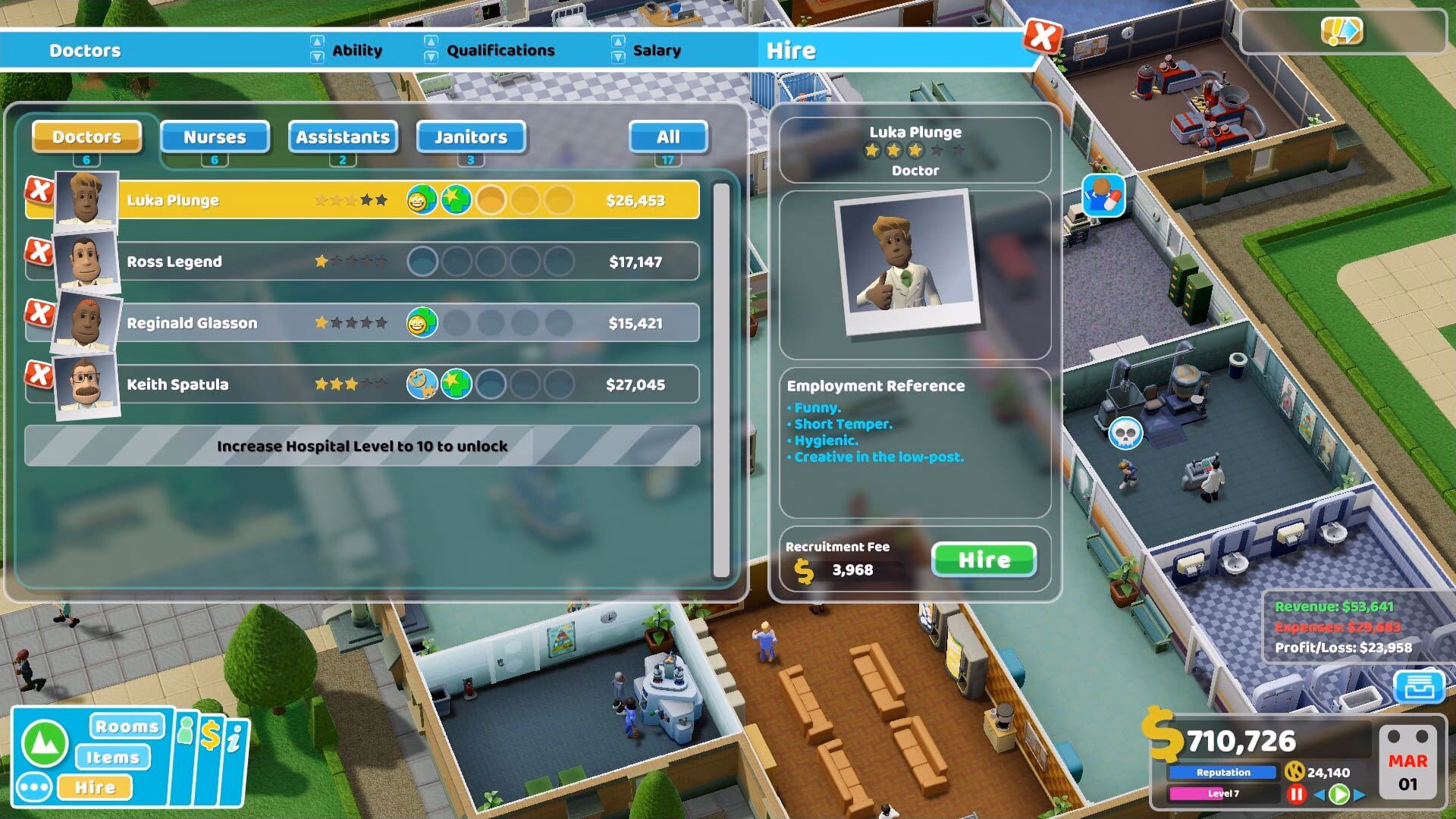 Do you need a controller for Theme Hospital?