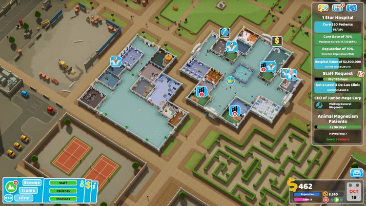 Is two point hospital going into the Red?