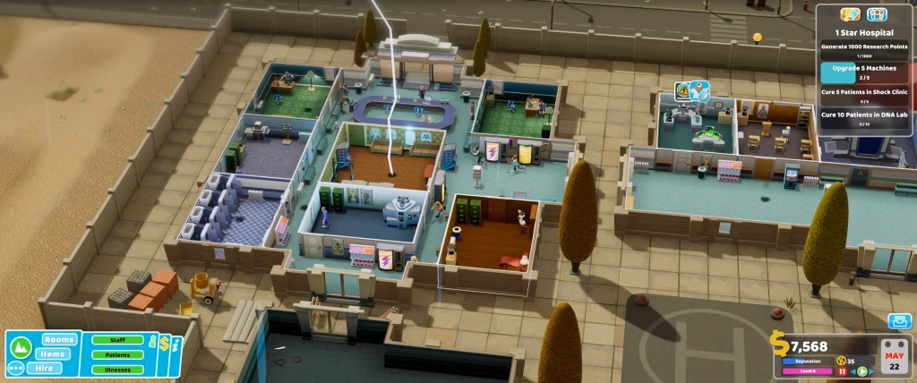 Is two point hospital a cracked game?