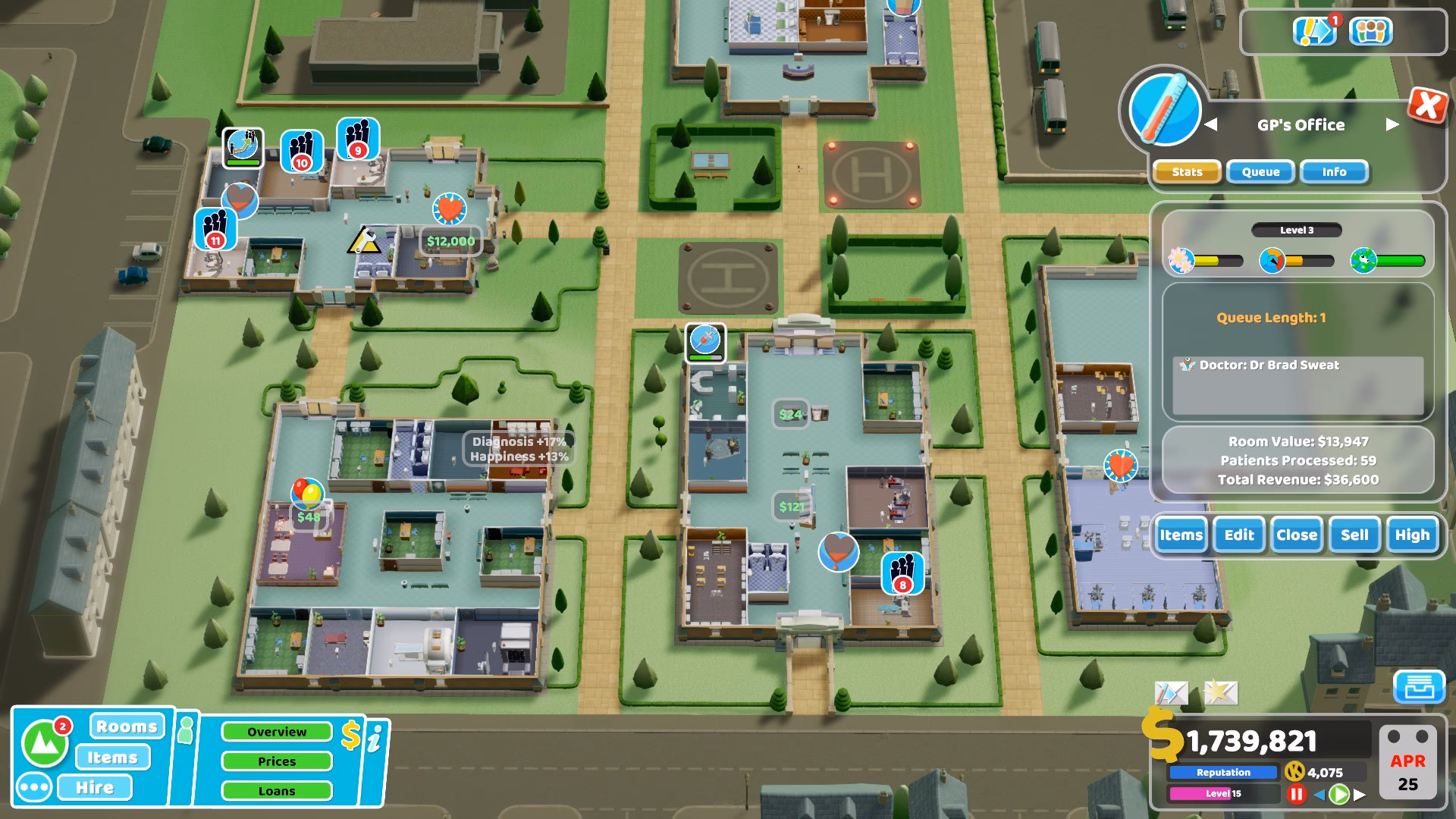 What is the GP's Office?