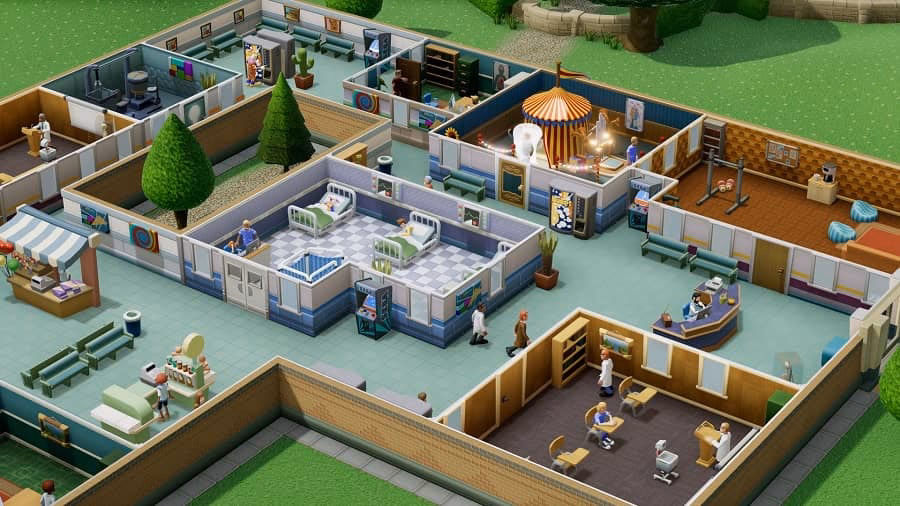 How do you unlock the training room in two point hospital?