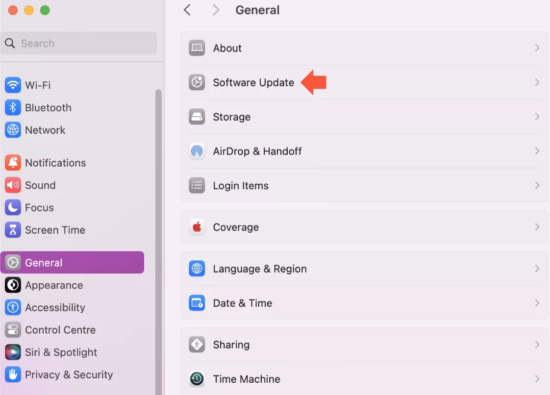 How do I manually update my macOS?