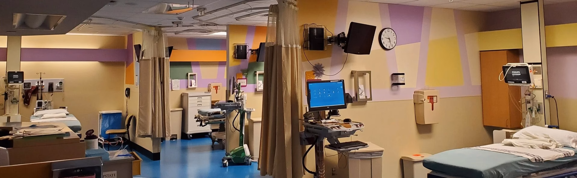 Does upstate University Hospital have a pediatric emergency department?