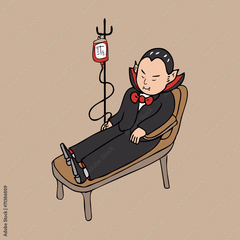 Can a human cure a vampire with a magic book?