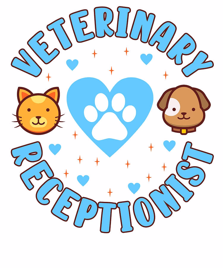 What skills do veterinary receptionists need?