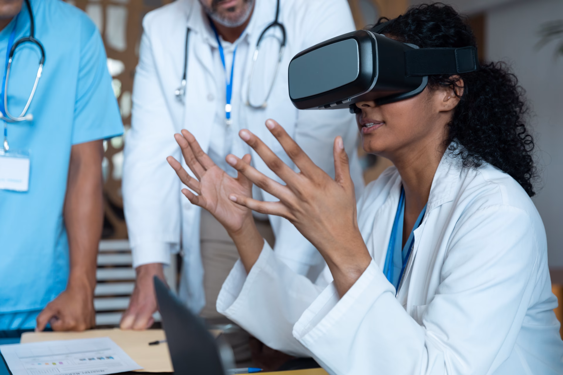 How can virtual reality improve healthcare?