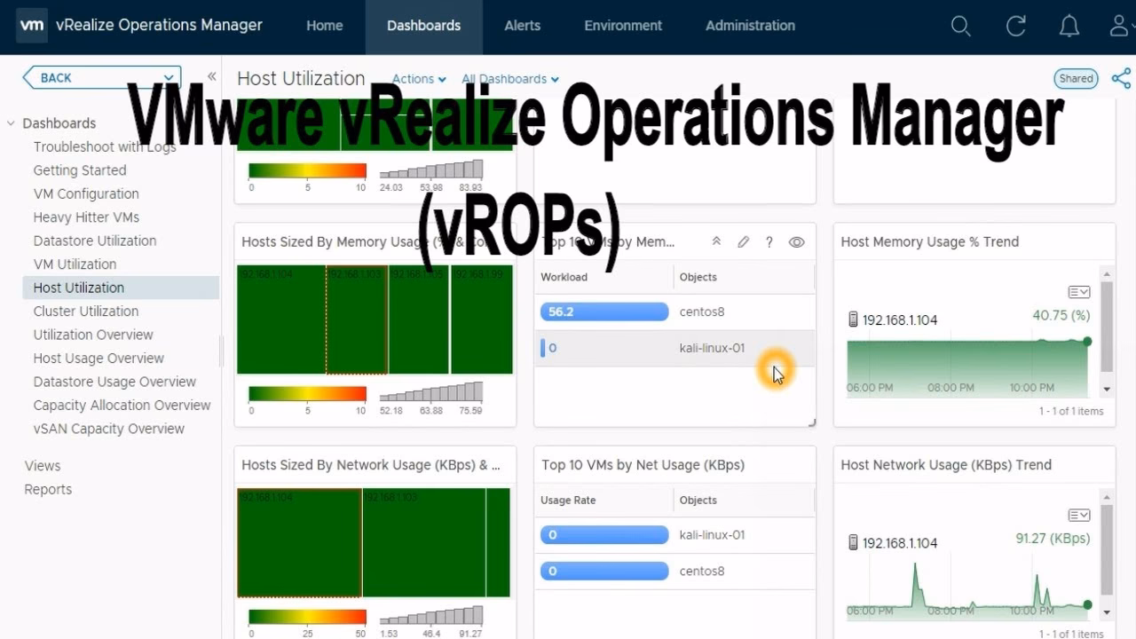 How do I install and configure VMware vrealize operations?