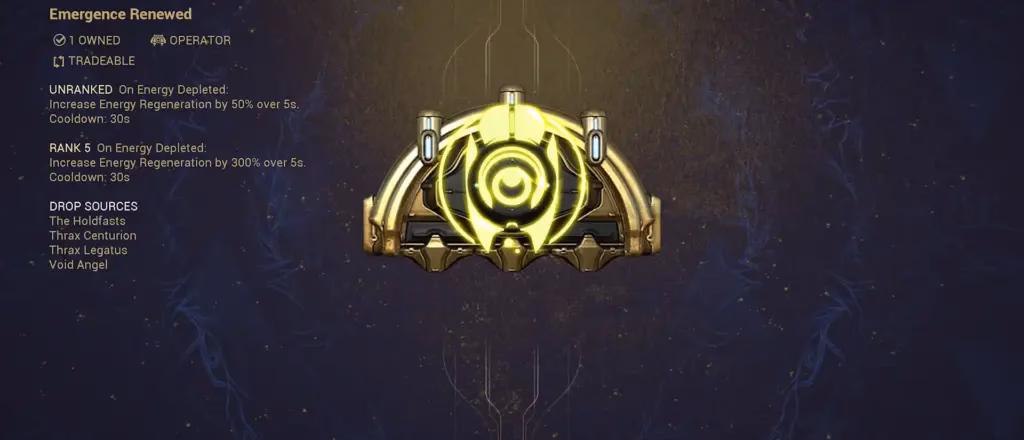 Can a legacy Arcane helmet be installed on a Warframe?