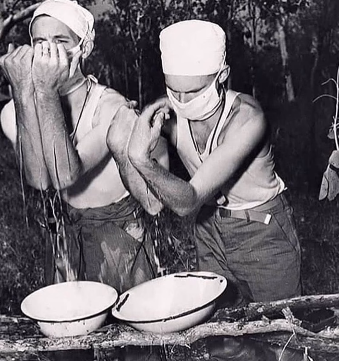 What were the forerunners of handwashing?