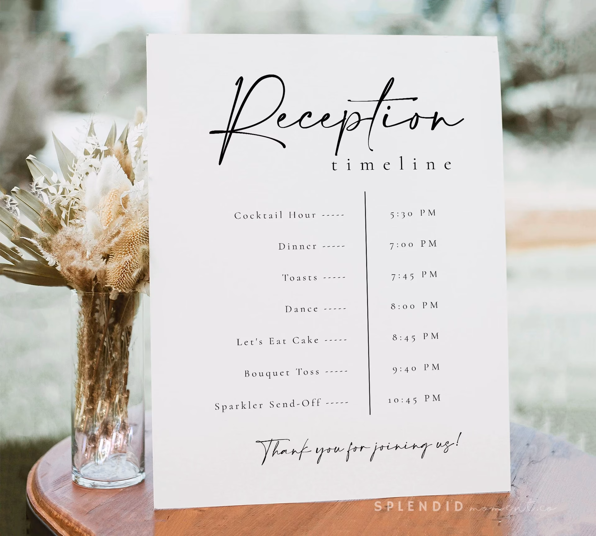 How do you plan a wedding reception?