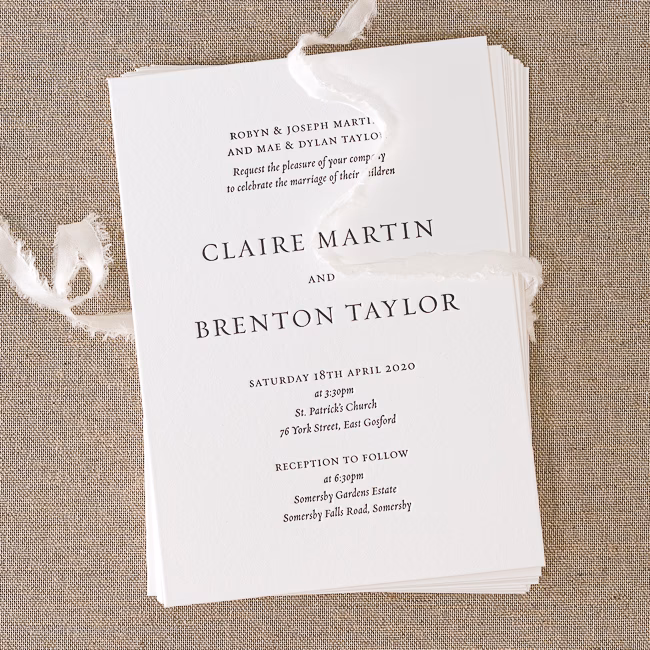 What is traditional wedding invitation wording?