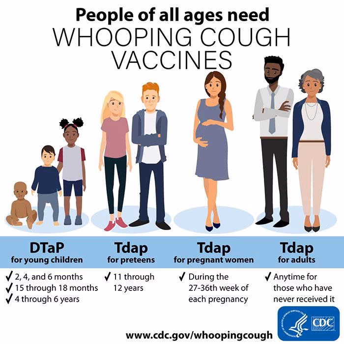 How does whooping cough spread?