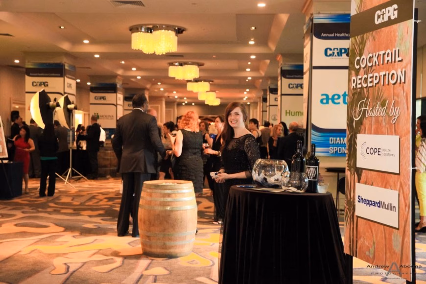 What makes a good conference reception?