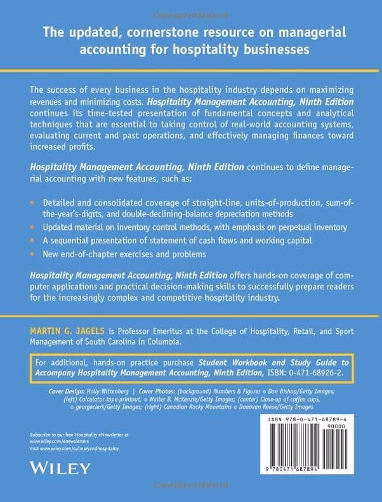 How do you explain accounting in a hospitality business?