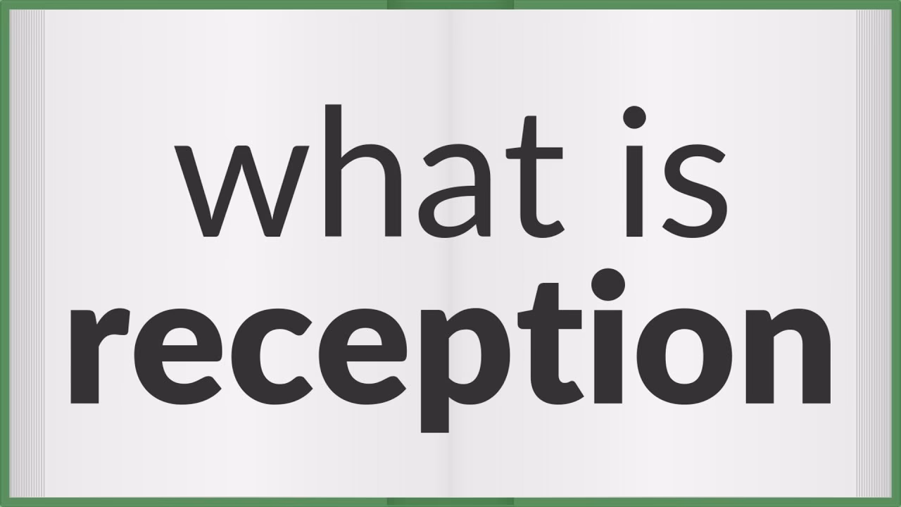 What does received mean?