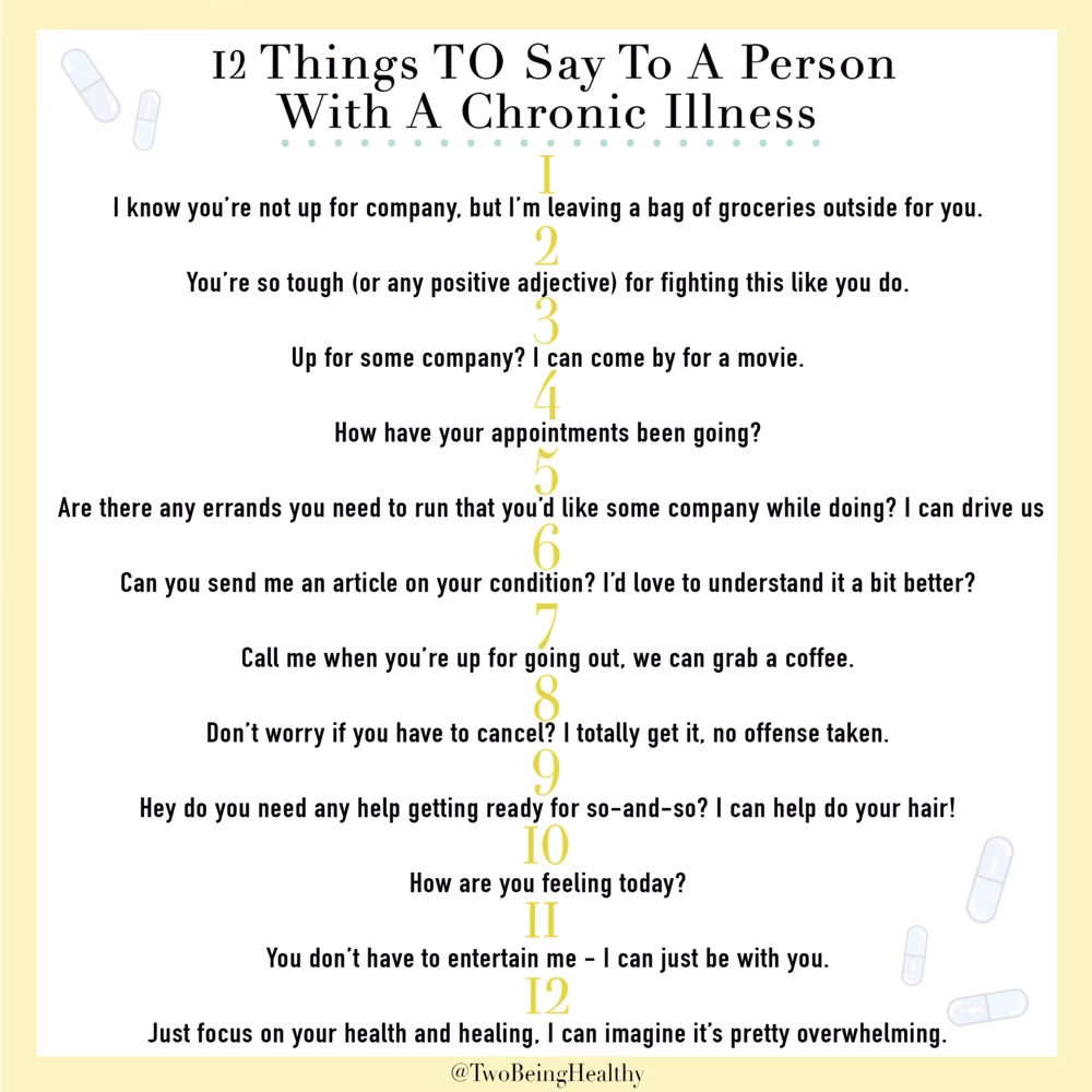 What should I say if a friend is in the hospital?