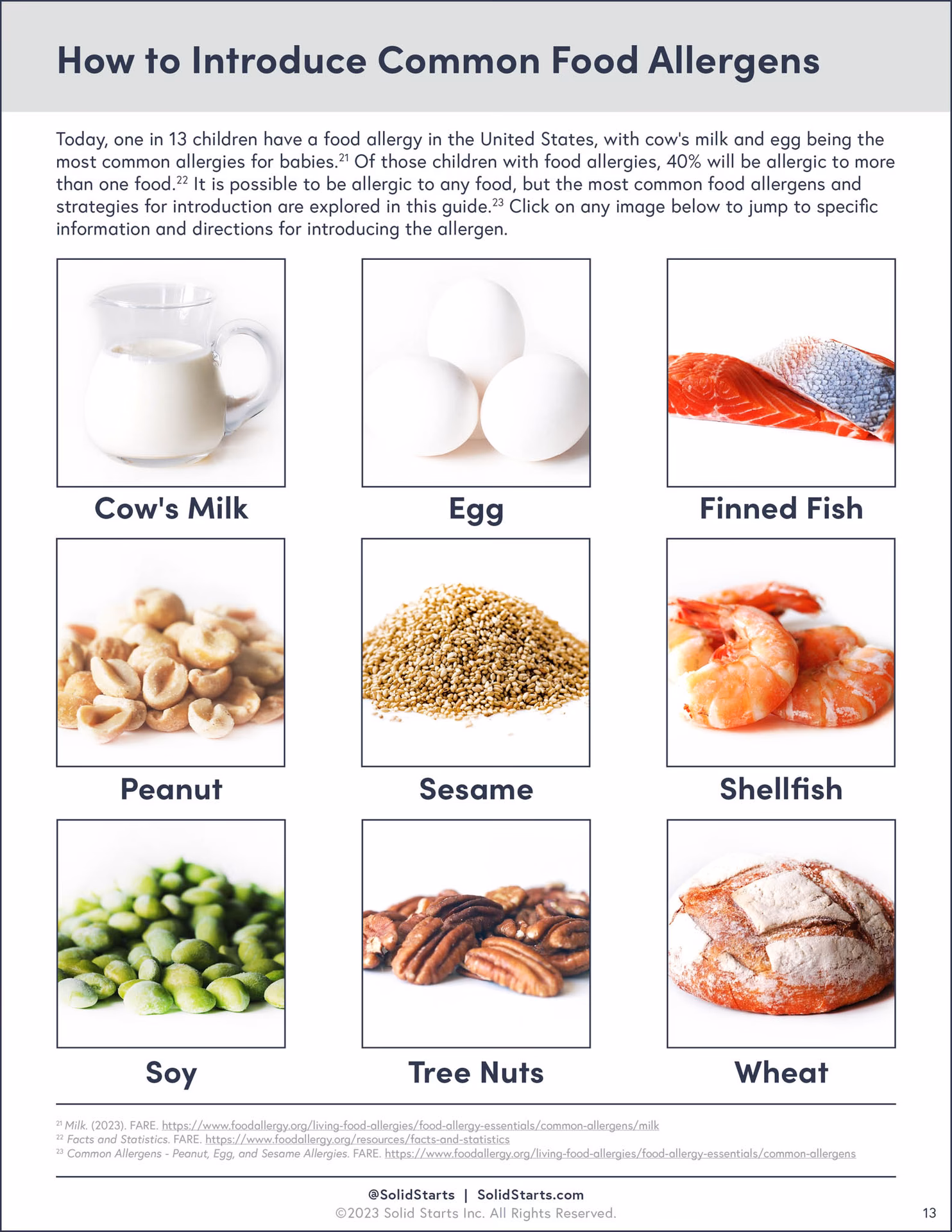 What should I do if my child is allergic to wheat?