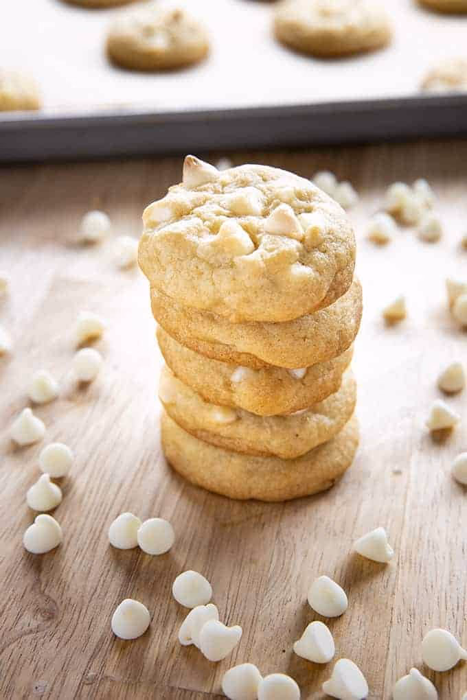 Can you make white chocolate chip cookies with milk?