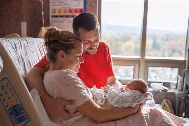 Do parents and their newborns separate during their hospital stay?