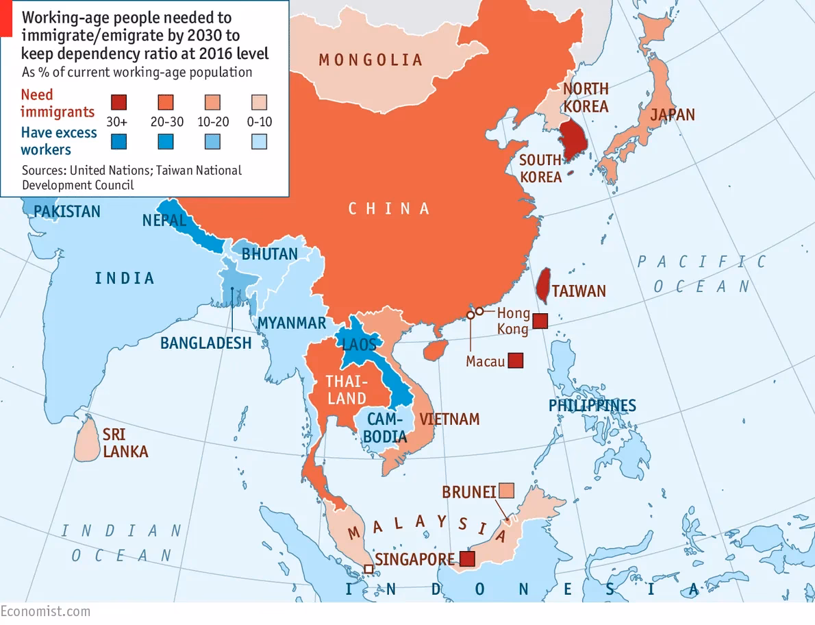 Where did cheap labor come from?