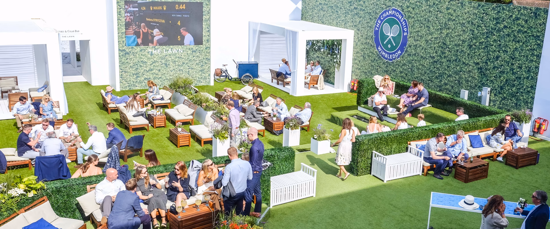 What is a VIP experience at Wimbledon?