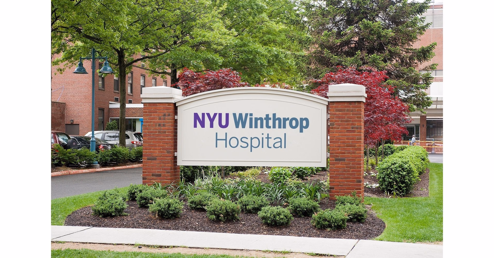 Why did NYU Winthrop change its name to NYU Langone Hospital?
