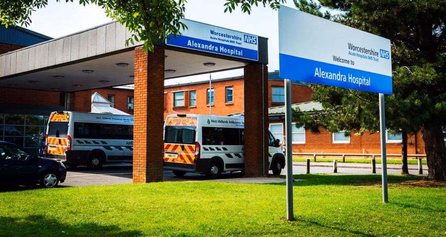 What are Worcestershire acute hospitals NHS trust's values?