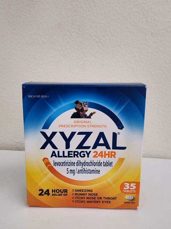 What are the side effects of Xyzal allergy 24hr?