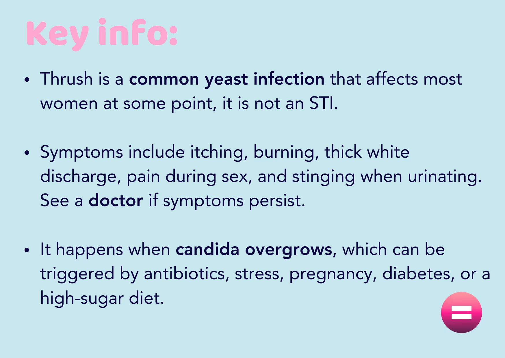 How long does a yeast infection last?