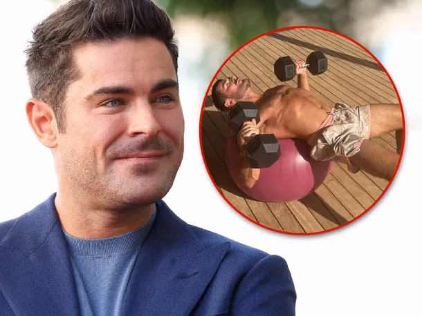 Why did Zac Efron go to hospital after swimming in Ibiza?